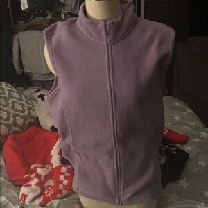 L.L. Bean Women's Lavender Fleece Vest